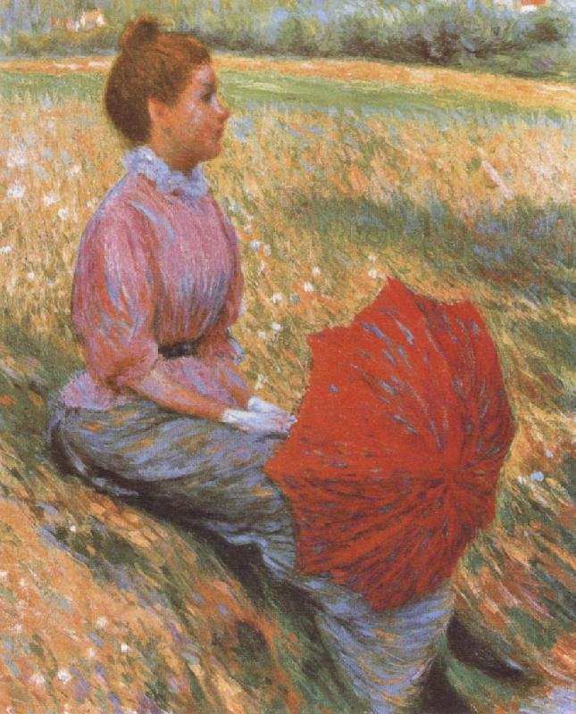 Federico zandomeneghi Lady in a Meadow